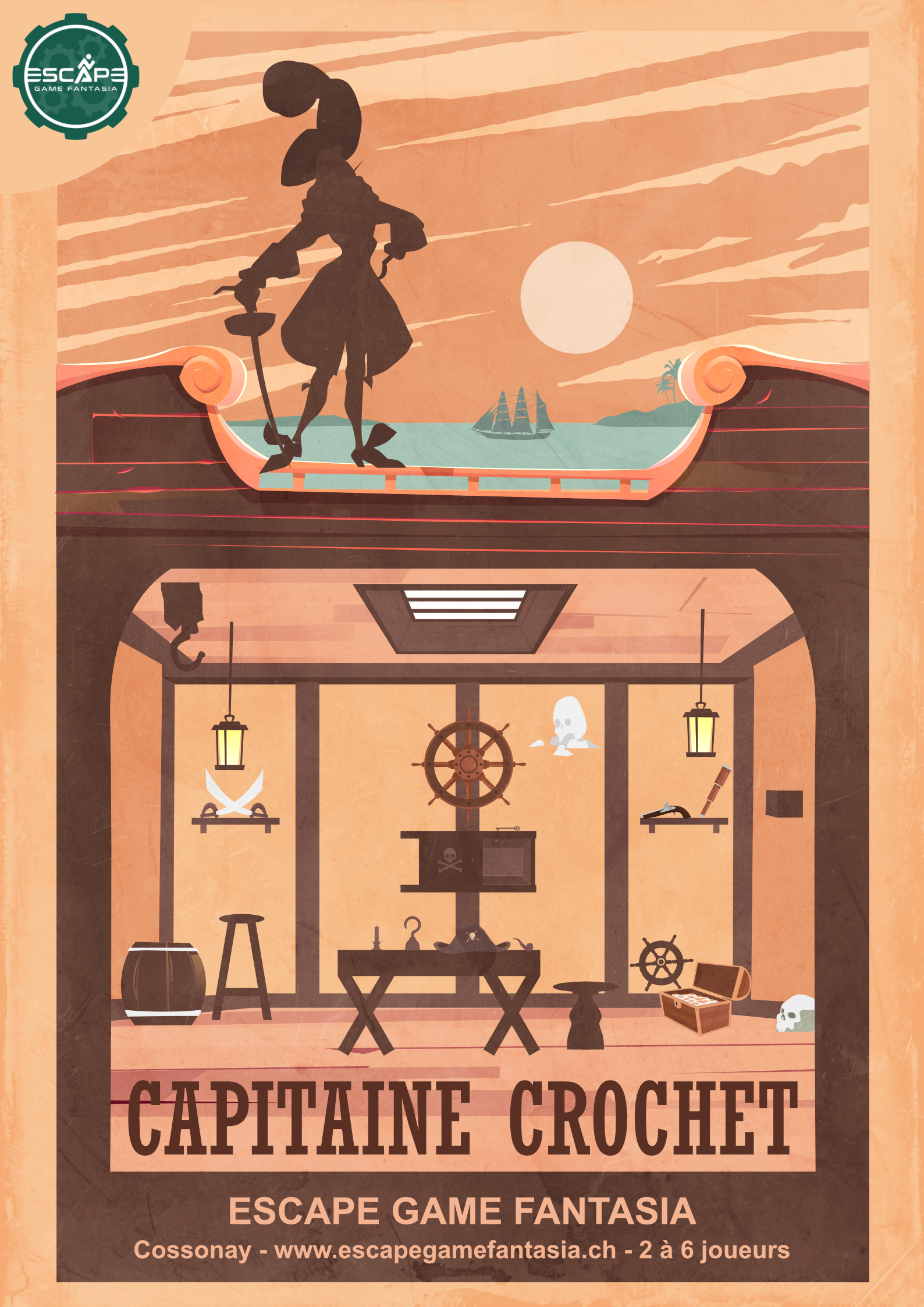 Capitaine Crochet — affiche